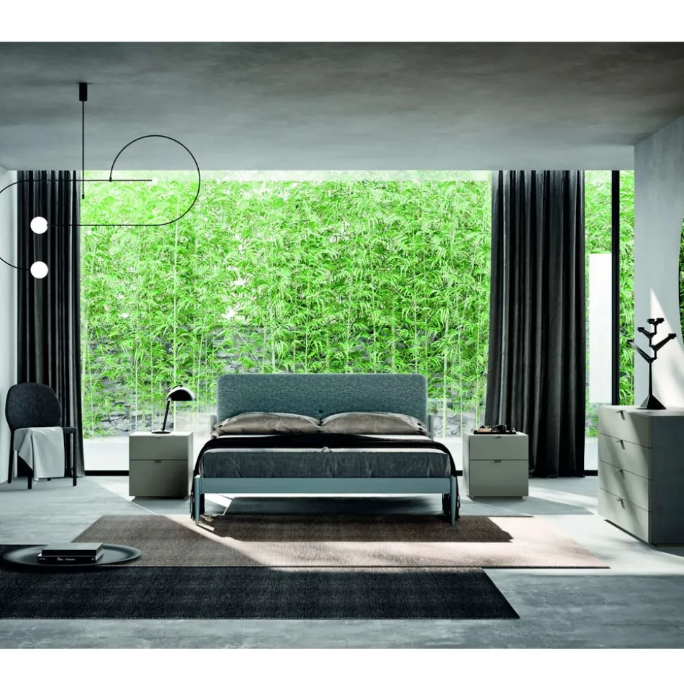 Camera da Letto a 4 Elementi Stile Moderno Arredamento Made in Italy - Eletta