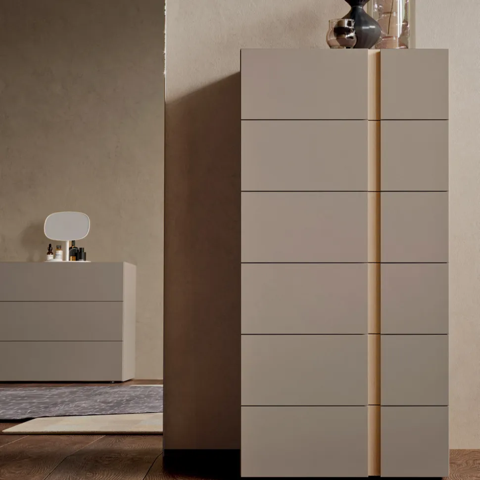 Camera da Letto a 5 Elementi Stile Moderno Made in Italy Alta Qualità - Preziosa