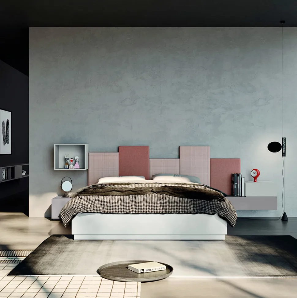 Camera da Letto Completa a 5 Elementi Made in Italy Alta Qualità - Quarzo