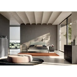 Camera da Letto Matrimoniale a 6 Elementi Stile Moderno Made in Italy - Octavia