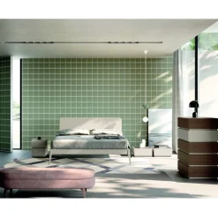 Camera da Letto Moderna a 5 Elementi in Stile Moderno Made in Italy - Melodia