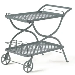 Carrellino Portavivande da Giardino in Acciaio Zincato Made in Italy - Selvaggia