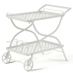 Carrellino Portavivande da Giardino in Acciaio Zincato Made in Italy - Selvaggia