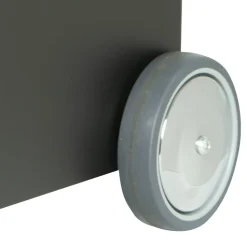 Carrello Portalegna in Metallo e 4 Ruote Made in Italy - Coccinella