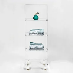 Carrello Portaoggetti da Cucina in Plexiglass Made in Italy - Ercolano
