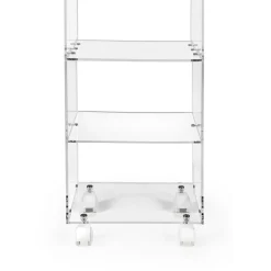 Carrello Portaoggetti da Cucina in Plexiglass Made in Italy - Ercolano