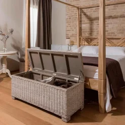 Cassapanca Outdoor in Fibra Naturale di Kubù – Nogitsune