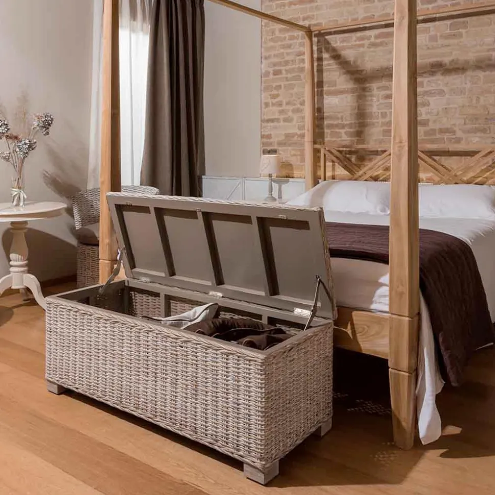 Cassapanca Outdoor in Fibra Naturale di Kubù – Nogitsune