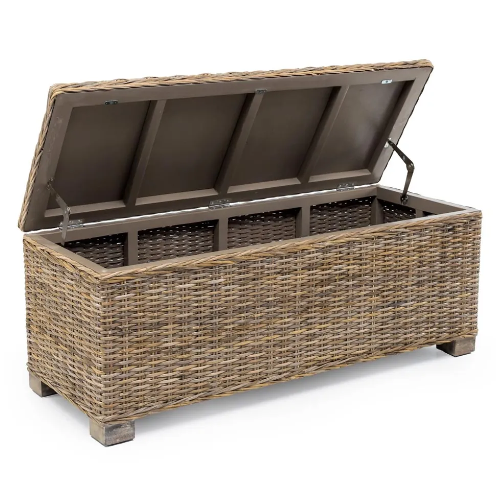 Cassapanca Outdoor in Fibra Naturale di Kubù – Nogitsune