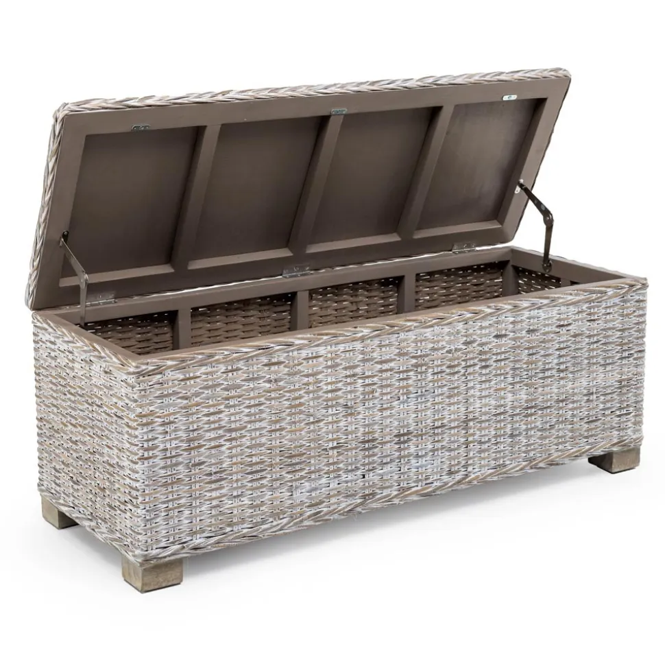 Cassapanca Outdoor in Fibra Naturale di Kubù – Nogitsune