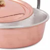 Casseruola in Rame Stagnato a Mano, Coperchio e Manico ad Arco 28 cm - MariaG