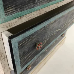 Cassettiera Artigianale in Legno di Abete con 3 Cassetti Made in Italy - Monkey
