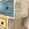 Cassettiera con Cassetti Colorati e Pomelli in Ceramica Made in Italy - Hendriks
