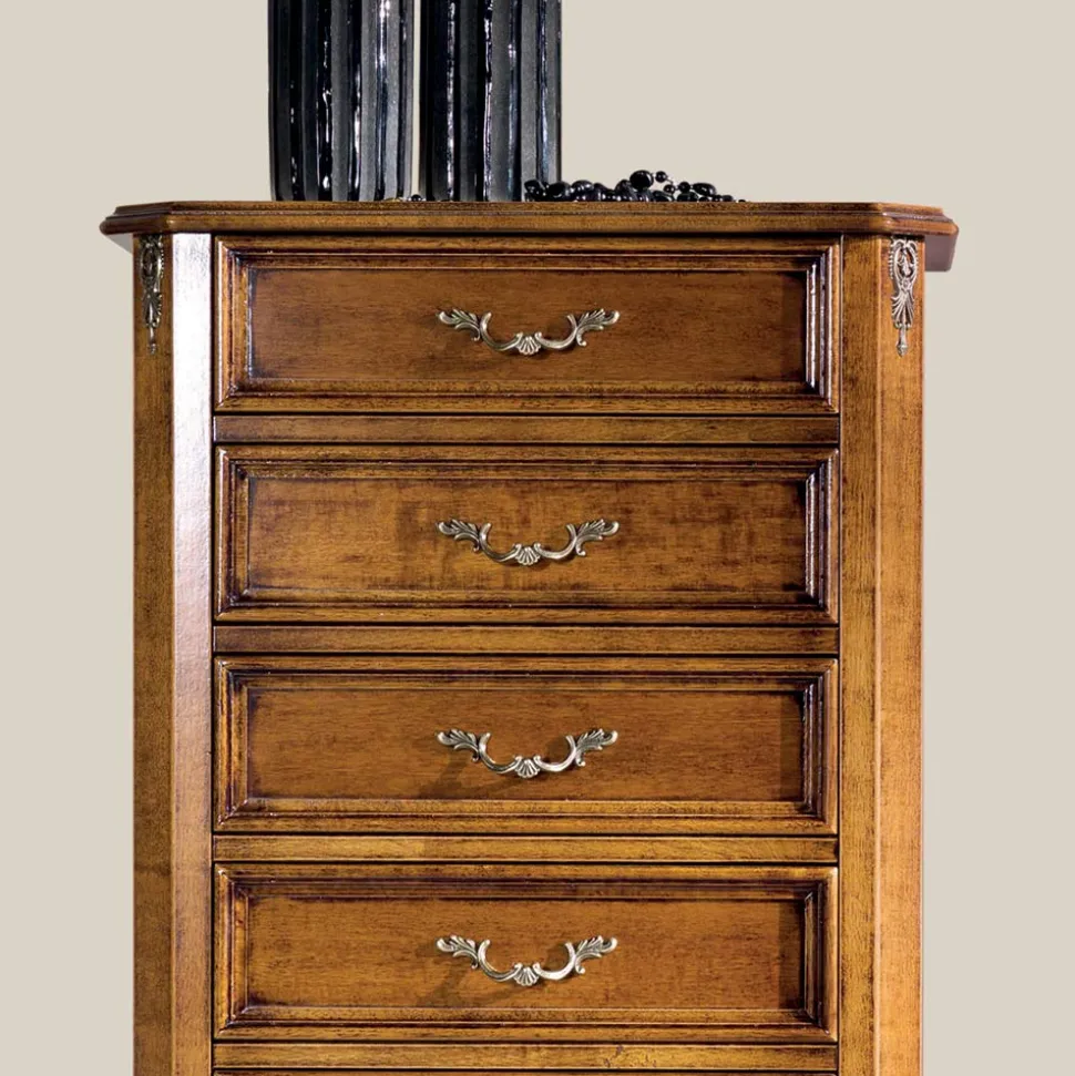 Cassettiera Stile Classico in Legno 7 o 5 Cassetti Made in Italy - Richard