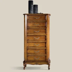 Cassettiera Stile Classico in Legno 7 o 5 Cassetti Made in Italy - Richard