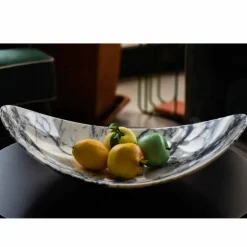 Centrotavola in Marmo Paonazzo di Design Made in Italy - Libeccio