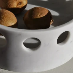 Centrotavola/Svuotatasche in Marmo Satinato Made in Italy - Hinata
