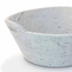 Cestello in Marmo Bianco di Carrara di Design di Lusso Italiano - Tinozzo