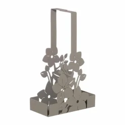 Cestello Portabicchieri Floreale di Design Moderno in Ferro Made Italy – Marken