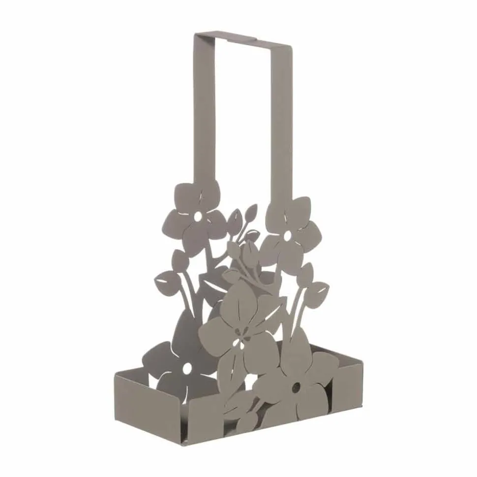 Cestello Portabicchieri Floreale di Design Moderno in Ferro Made Italy – Marken