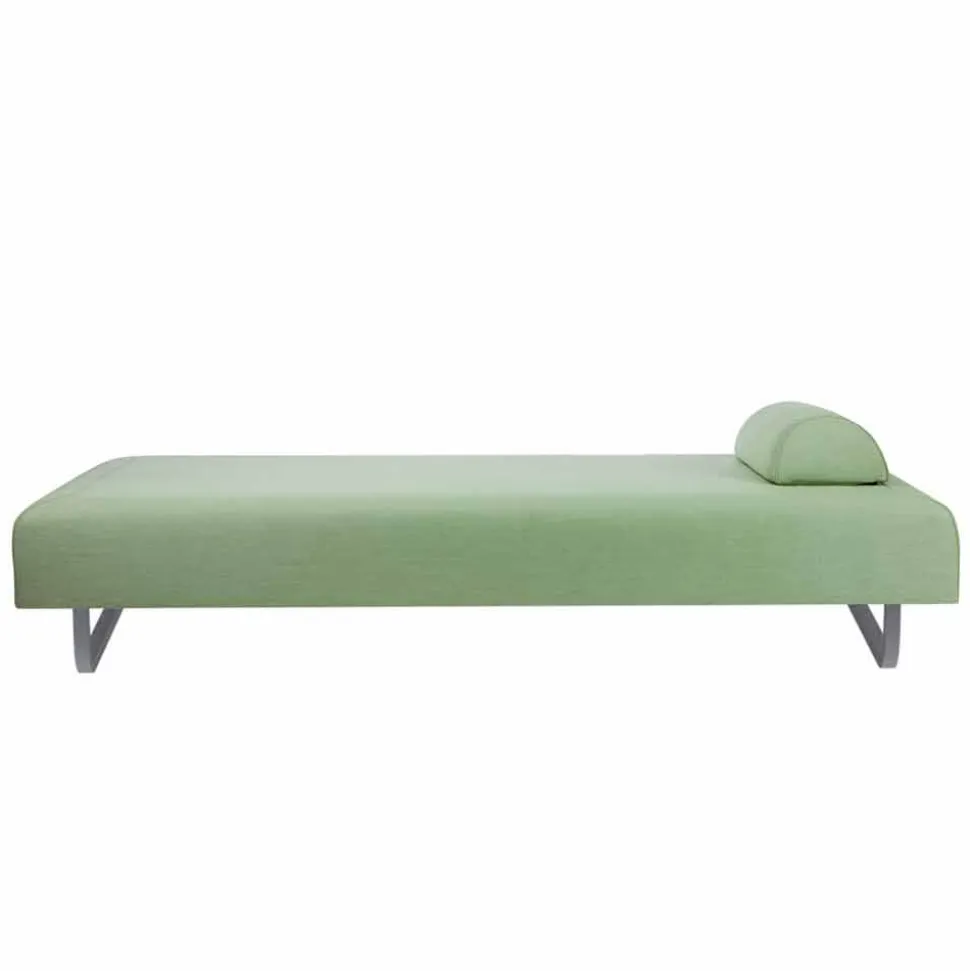 Chaise Longue da Esterno di Design in Metallo e Tessuto Made in Italy - Selia
