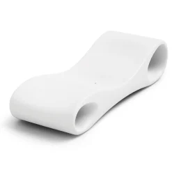 Chaise Longue da Giardino in Polietilene Colorato Made in Italy - Flores