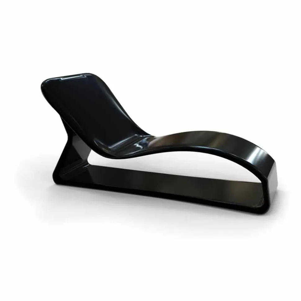Chaise Longue Design Moderno Kobra Made in Italy