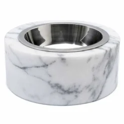 Ciotola Cani e Gatti in Marmo Bianco di Carrara Made in Italy - Ciotta