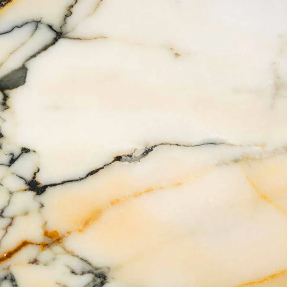 Ciotola Grande Rotonda in Marmo Portoro o Paonazzo Made in Italy - Glazer