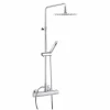 Colonna Doccia con Soffione Ultrasottile in Acciaio Made in Italy - Studio