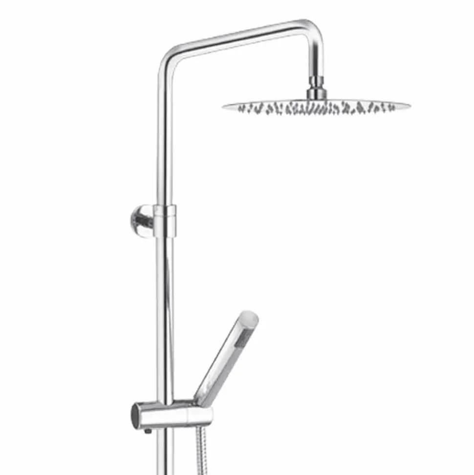 Colonna Doccia con Soffione Ultrasottile in Acciaio Made in Italy - Studio