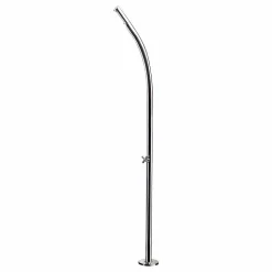 Colonna Doccia da Esterno in Acciaio con Soffione a Incasso Made in Italy - Yuki
