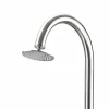 Colonna Doccia da Giardino in Acciaio Inox con Doccetta Made in Italy - Marlen