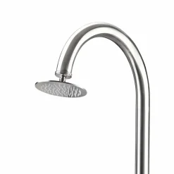 Colonna Doccia da Giardino in Acciaio Inox con Doccetta Made in Italy - Marlen
