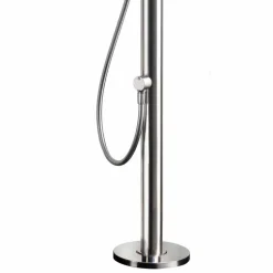 Colonna Doccia da Giardino in Acciaio Inox con Doccetta Made in Italy - Marlen