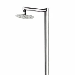 Colonna Doccia da Giardino in Acciaio Inox Cromato Made in Italy - Modeo