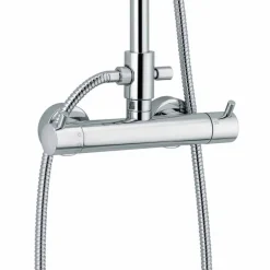 Colonna Doccia di Lusso in Ottone Finitura Cromata Made in Italy - Gallo