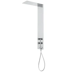 Colonna Doccia in Acciaio con Soffione a Pioggia Made in Italy - Sailor