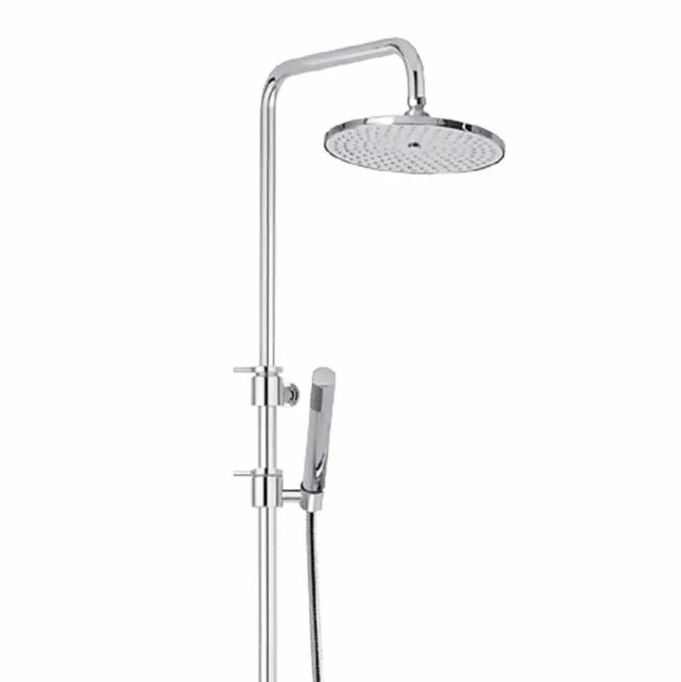 Colonna Doccia in Ottone con Doccia in Abs e Soffione Made in Italy - Cappa