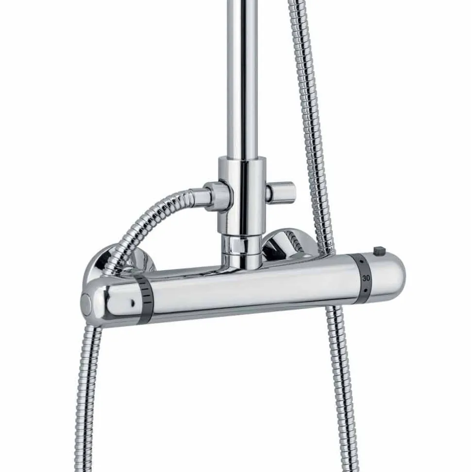 Colonna Doccia in Ottone con Miscelatore Termostatico Made in Italy - Gallo