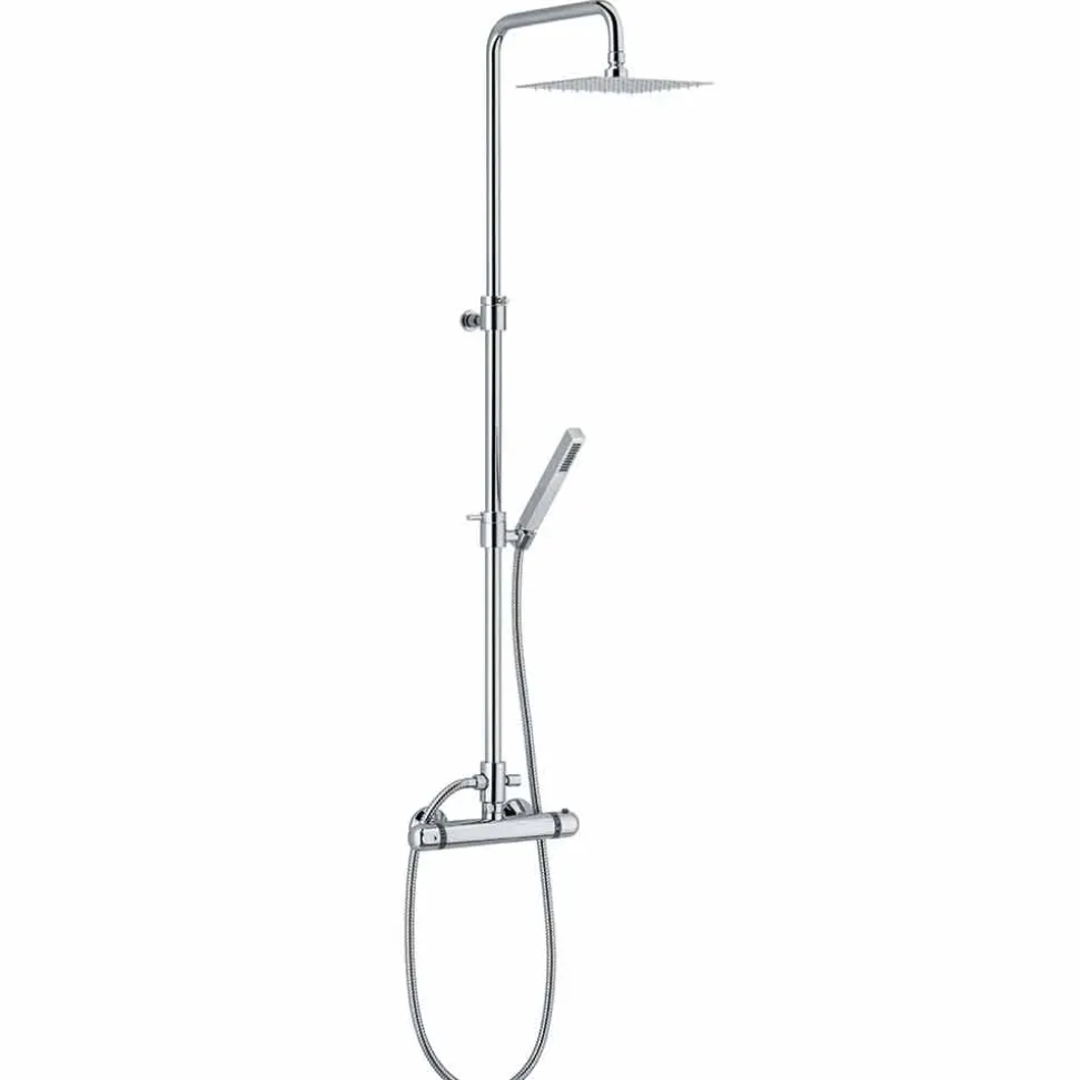 Colonna Doccia in Ottone con Miscelatore Termostatico Made in Italy - Gallo