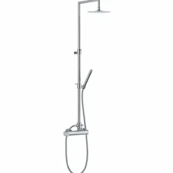 Colonna Doccia in Ottone con Soffione e Doccia in ABS Made in Italy - Padula