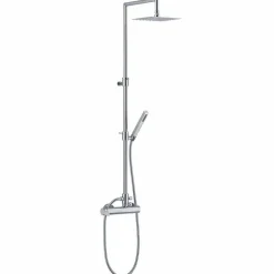 Colonna Doccia in Ottone con Soffione e Doccia in ABS Made in Italy - Padula