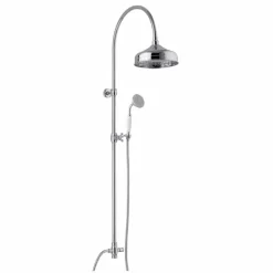 Colonna Doccia in Ottone con Soffione e Doccetta in Abs Made in Italy - Rimo