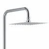 Colonna Doccia in Ottone Cromato con Soffione Quadrato Made in Italy - Griso
