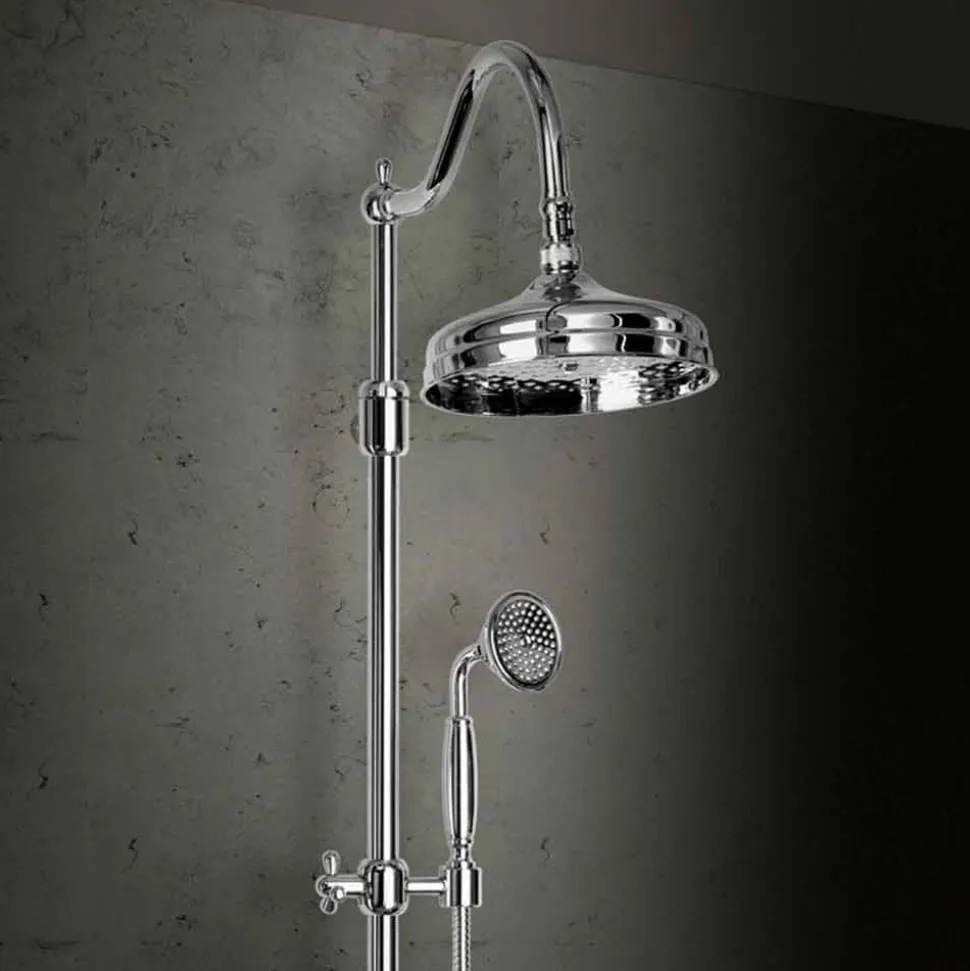Colonna Doccia in Ottone Senza Miscelatore Design Classico Made in Italy - Yunda