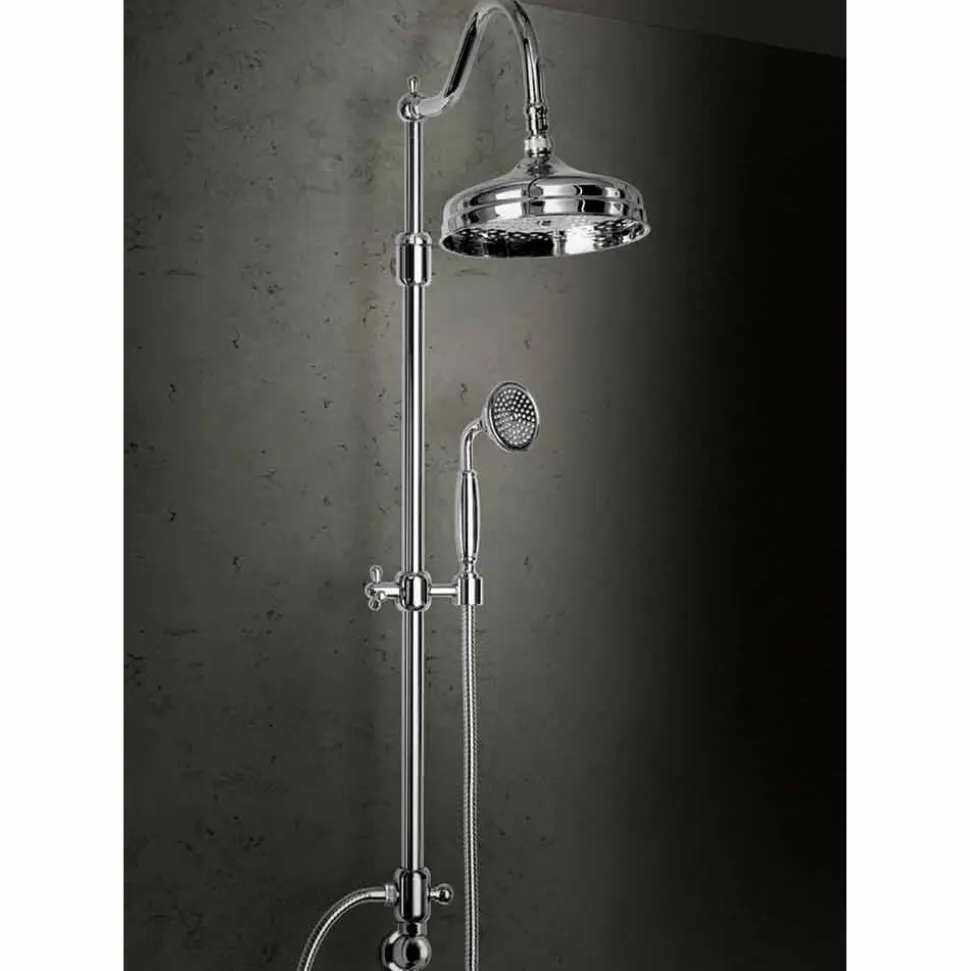 Colonna Doccia in Ottone Senza Miscelatore Design Classico Made in Italy - Yunda