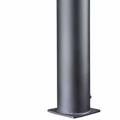 Colonna Doccia Solare da Giardino in Acciaio Inox Nero Made in Italy - Werner