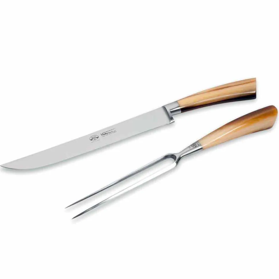 Coltello da Arrosto e Forchettone, Berti in Esclusiva per Viadurini - Careno