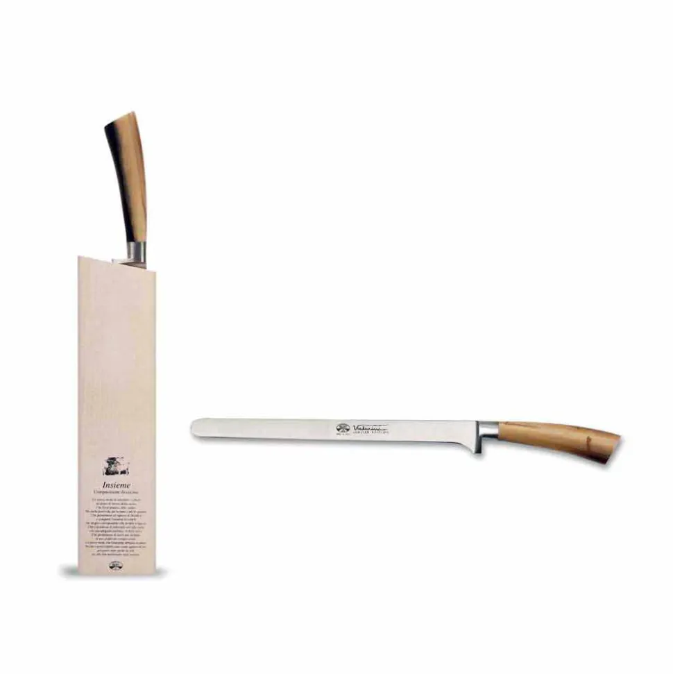 Coltello da Prosciutto con Ceppo, Berti in Esclusiva per Viadurini - Fasano